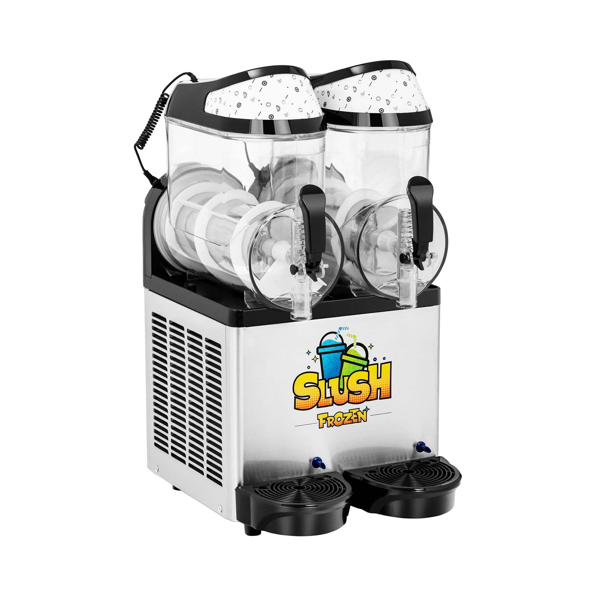 Royal Catering Slush ice-maskine - 2 x 10 l - LED