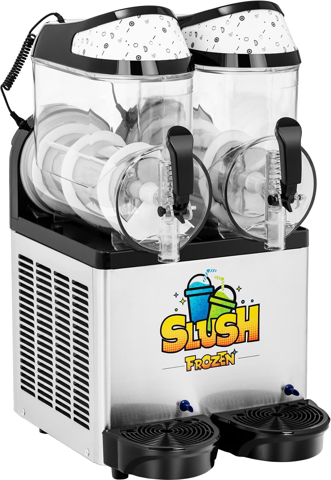 Royal Catering Slush ice-maskine - 2 x 10 l - LED Royal Catering Slush ice-maskine - 2 x 10 l - LED