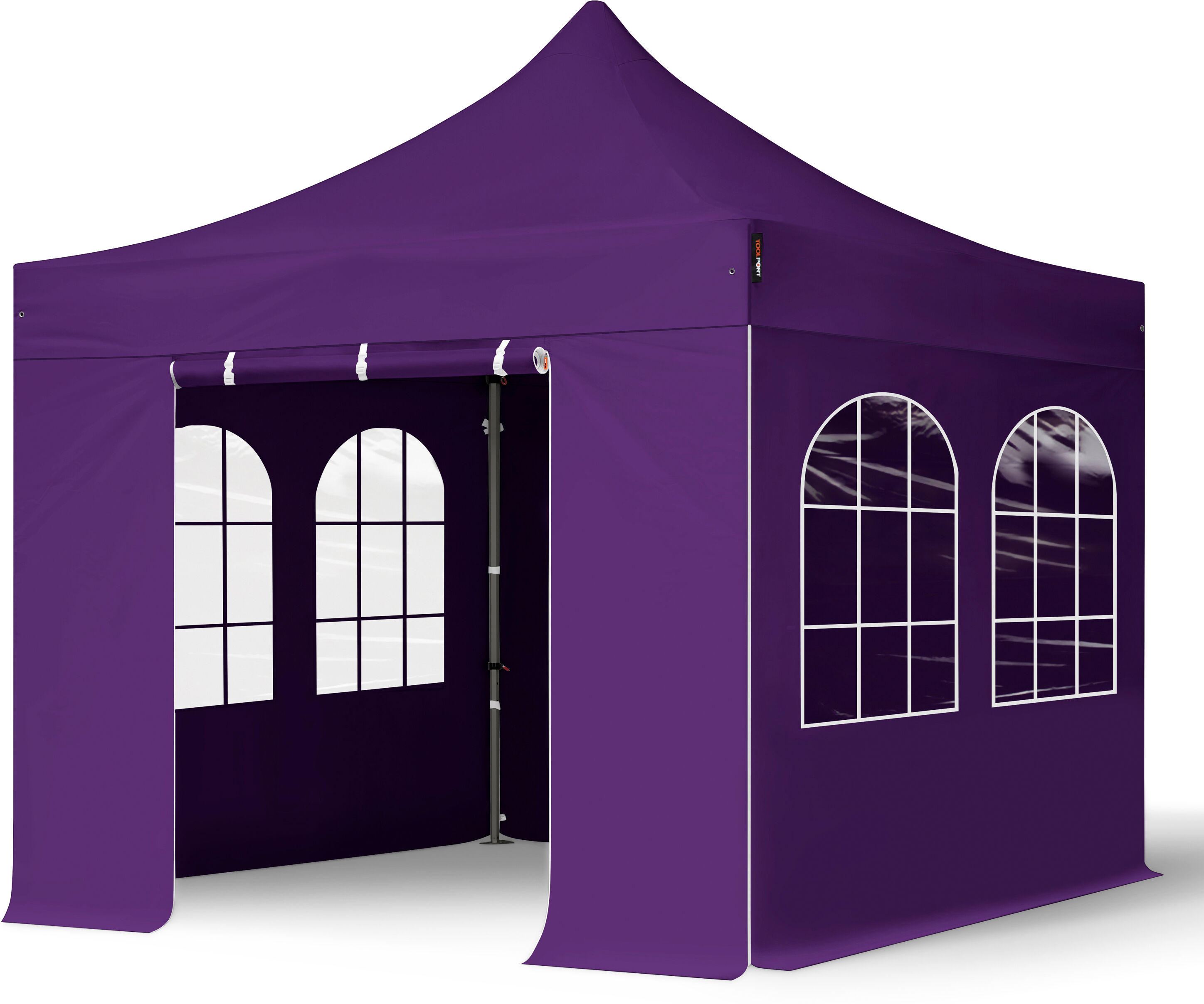 TOOLPORT Easy Up pavillon 3x3m Kvalitetspolyester 350 g/m² lilla 100 % vandtæt Faltzelt, Klappzelt lilla TOOLPORT Easy Up pavillon 3x3m Kvalitetspolyester 350 g/m² lilla 100 % vandtæt Faltzelt, Klappzelt lilla