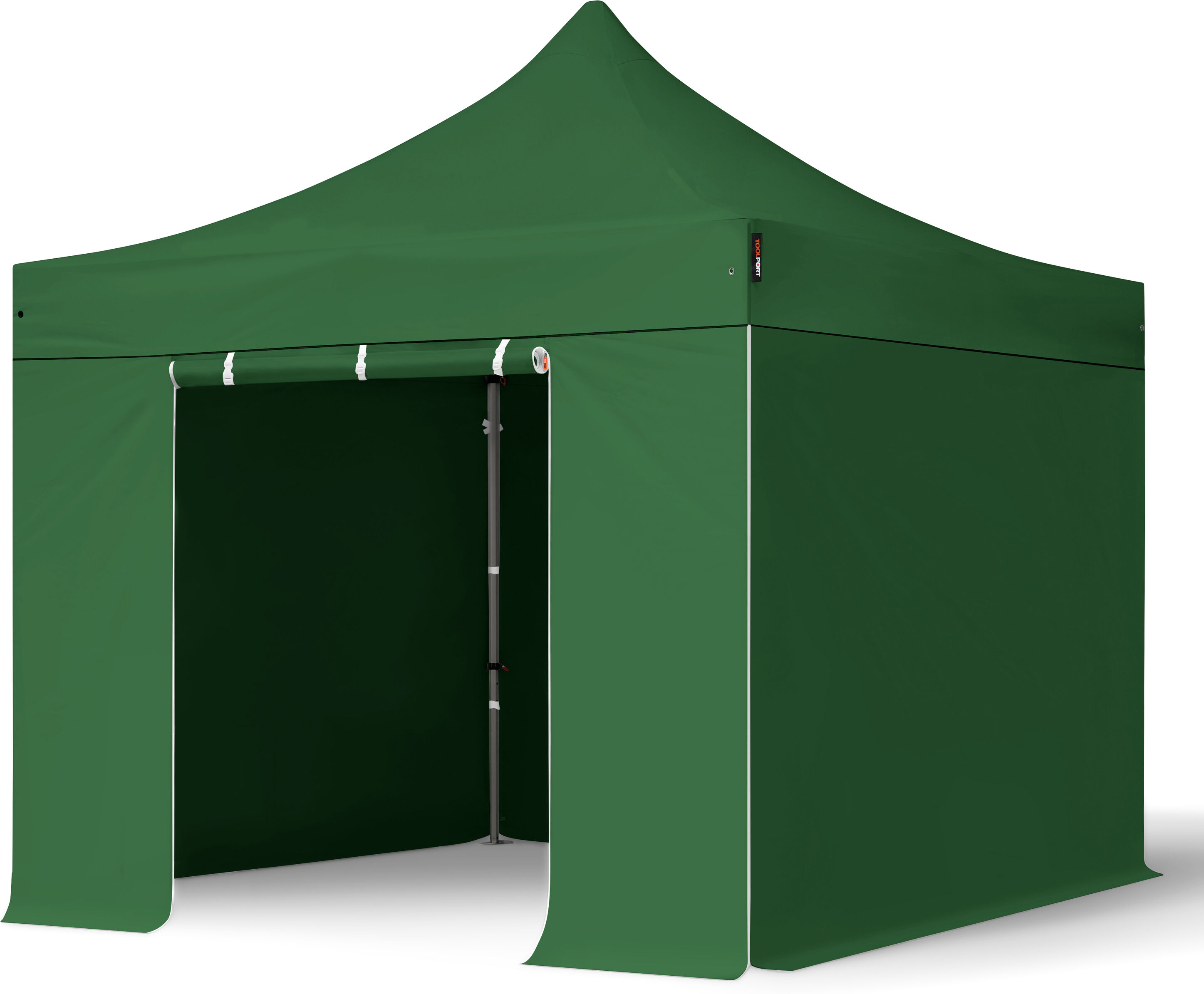 TOOLPORT Easy Up pavillon 3x3m Kvalitetspolyester 350 g/m² mørkegrøn 100 % vandtæt Faltzelt, Klappzelt mørkegrøn TOOLPORT Easy Up pavillon 3x3m Kvalitetspolyester 350 g/m² mørkegrøn 100 % vandtæt Faltzelt, Klappzelt mørkegrøn