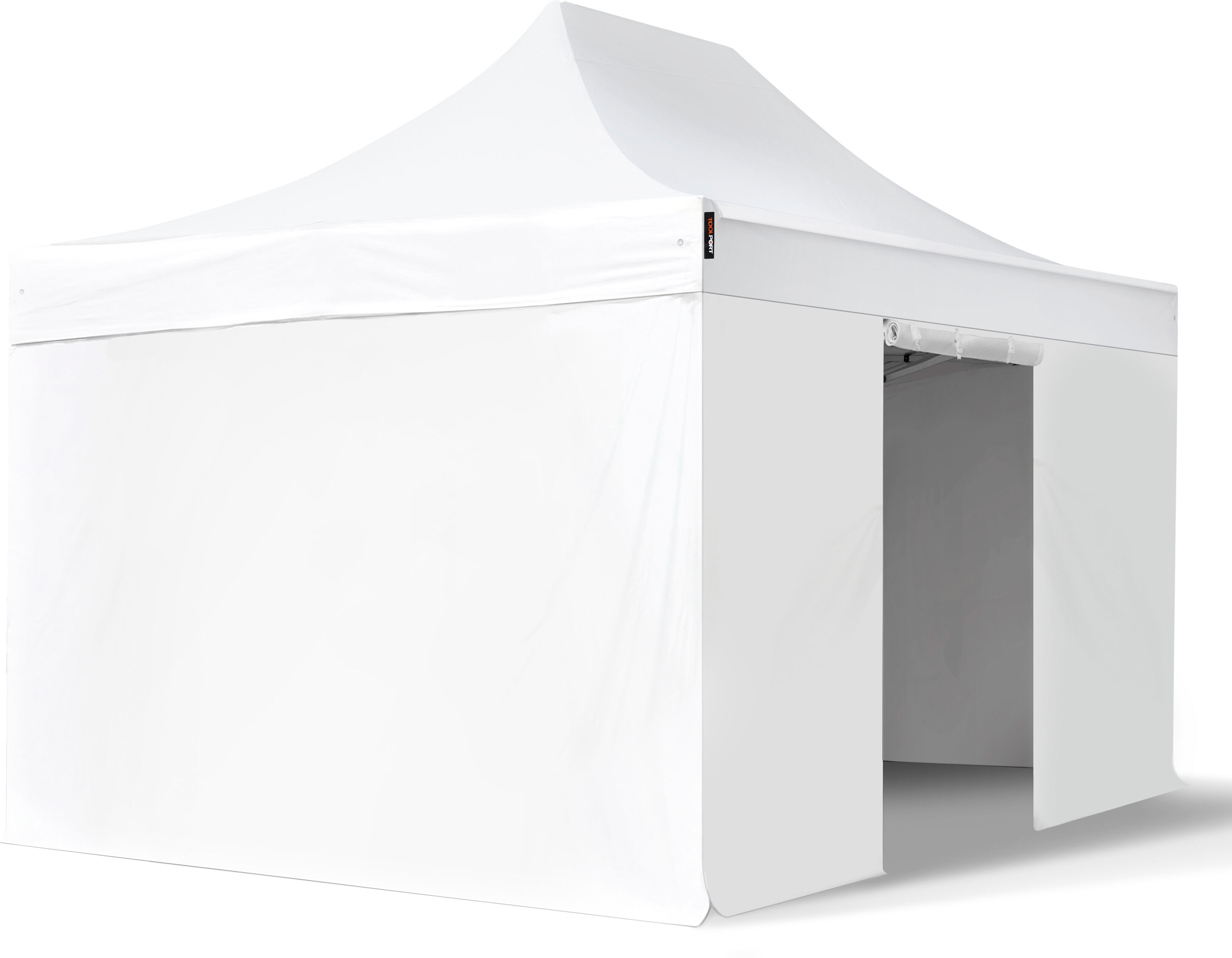 TOOLPORT Easy Up pavillon 3x4,5m Kvalitetspolyester 350 g/m² hvid 100 % vandtæt Faltzelt, Klappzelt hvid TOOLPORT Easy Up pavillon 3x4,5m Kvalitetspolyester 350 g/m² hvid 100 % vandtæt Faltzelt, Klappzelt hvid
