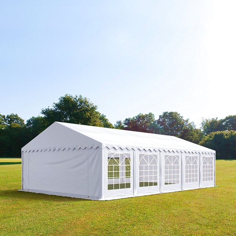 TOOLPORT Partytelt 6x10m PVC 500 g/m² hvid 100 % vandtæt Gartenzelt, Festzelt, Pavillon hvid TOOLPORT Partytelt 6x10m PVC 500 g/m² hvid 100 % vandtæt Gartenzelt, Festzelt, Pavillon hvid