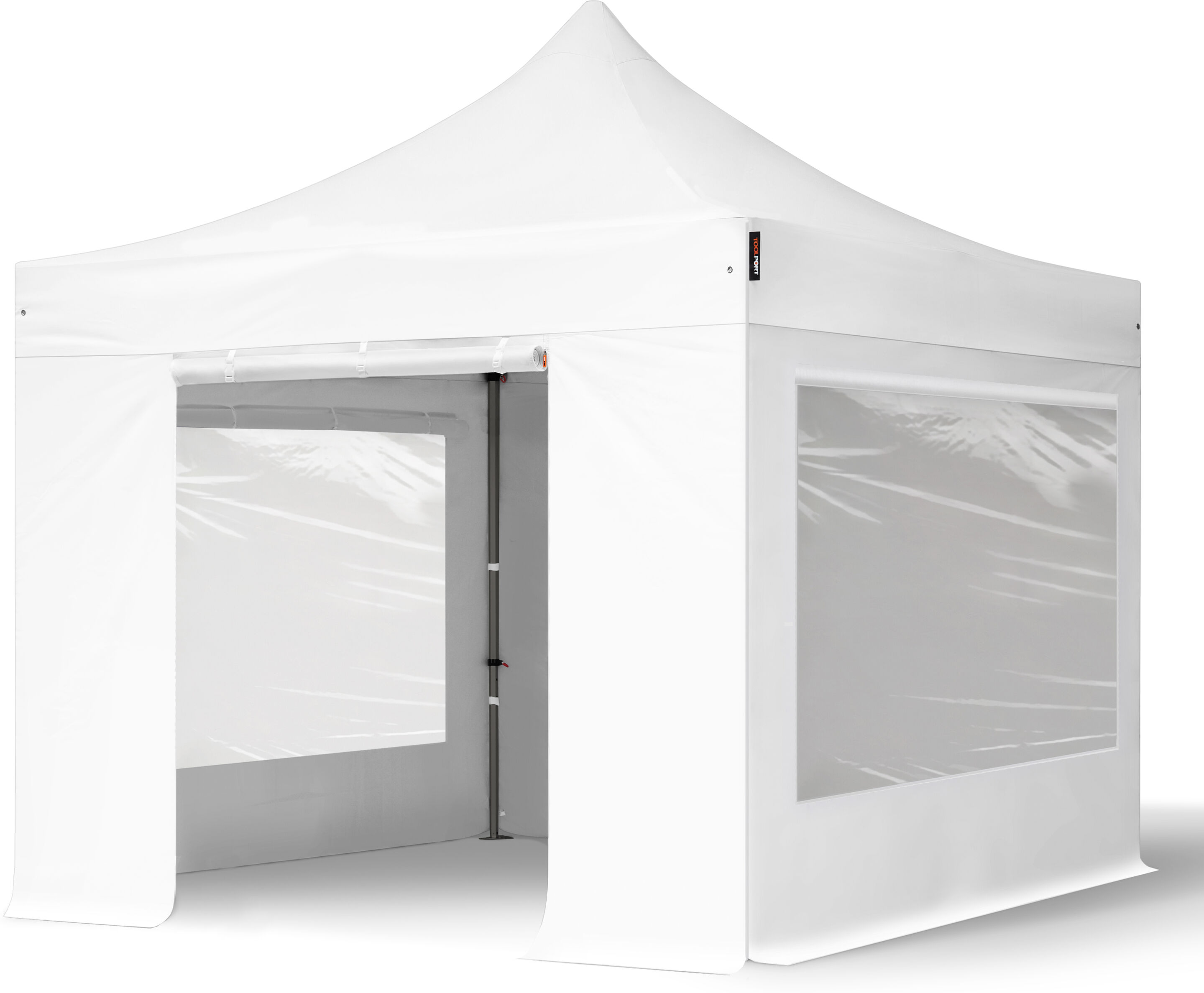 TOOLPORT Easy Up pavillon 3x3m Kvalitetspolyester 350 g/m² hvid 100 % vandtæt Faltzelt, Klappzelt hvid TOOLPORT Easy Up pavillon 3x3m Kvalitetspolyester 350 g/m² hvid 100 % vandtæt Faltzelt, Klappzelt hvid