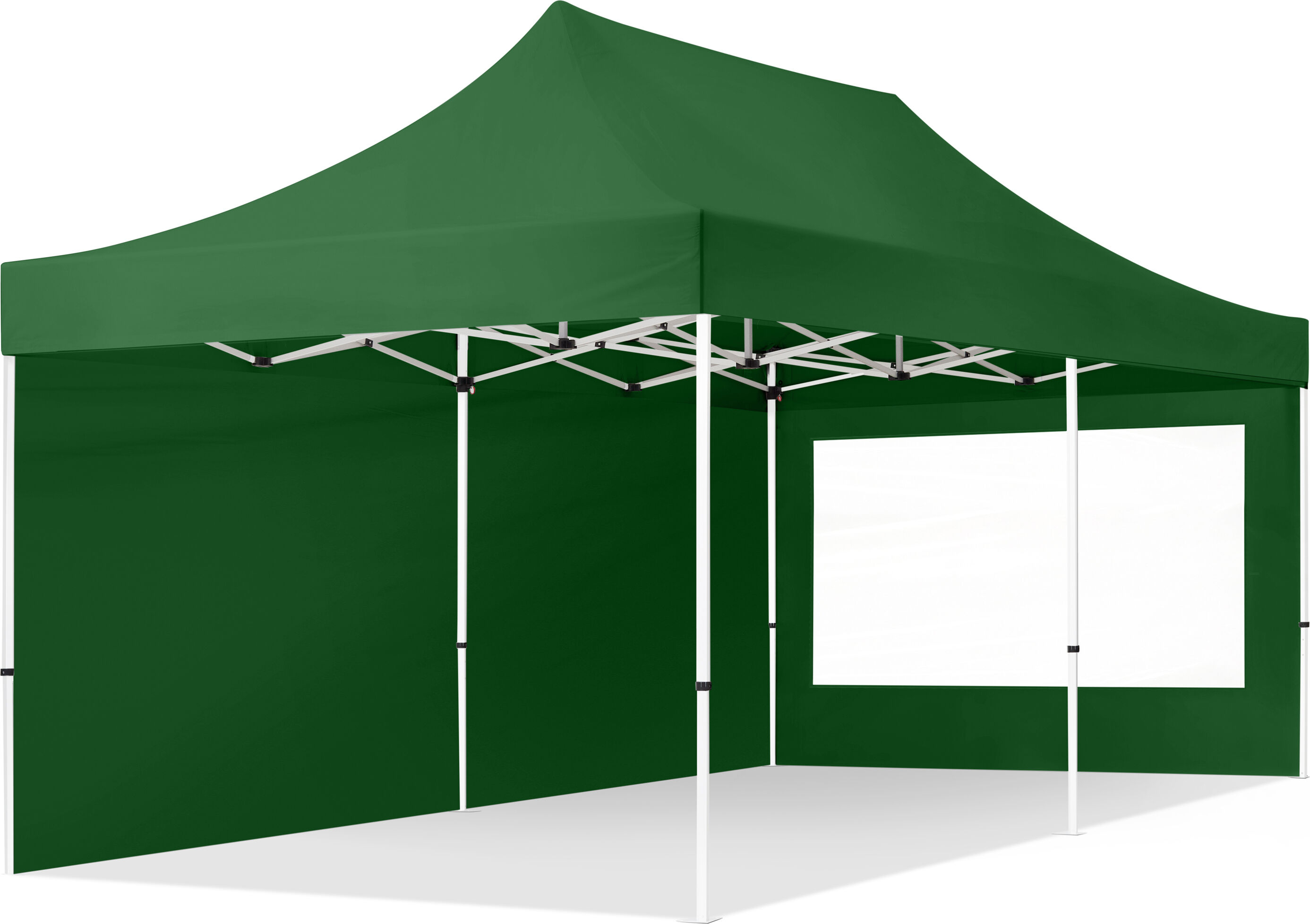 TOOLPORT Easy Up pavillon 3x6m Kvalitetspolyester 300 g/m² mørkegrøn 100 % vandtæt Faltzelt, Klappzelt mørkegrøn TOOLPORT Easy Up pavillon 3x6m Kvalitetspolyester 300 g/m² mørkegrøn 100 % vandtæt Faltzelt, Klappzelt mørkegrøn