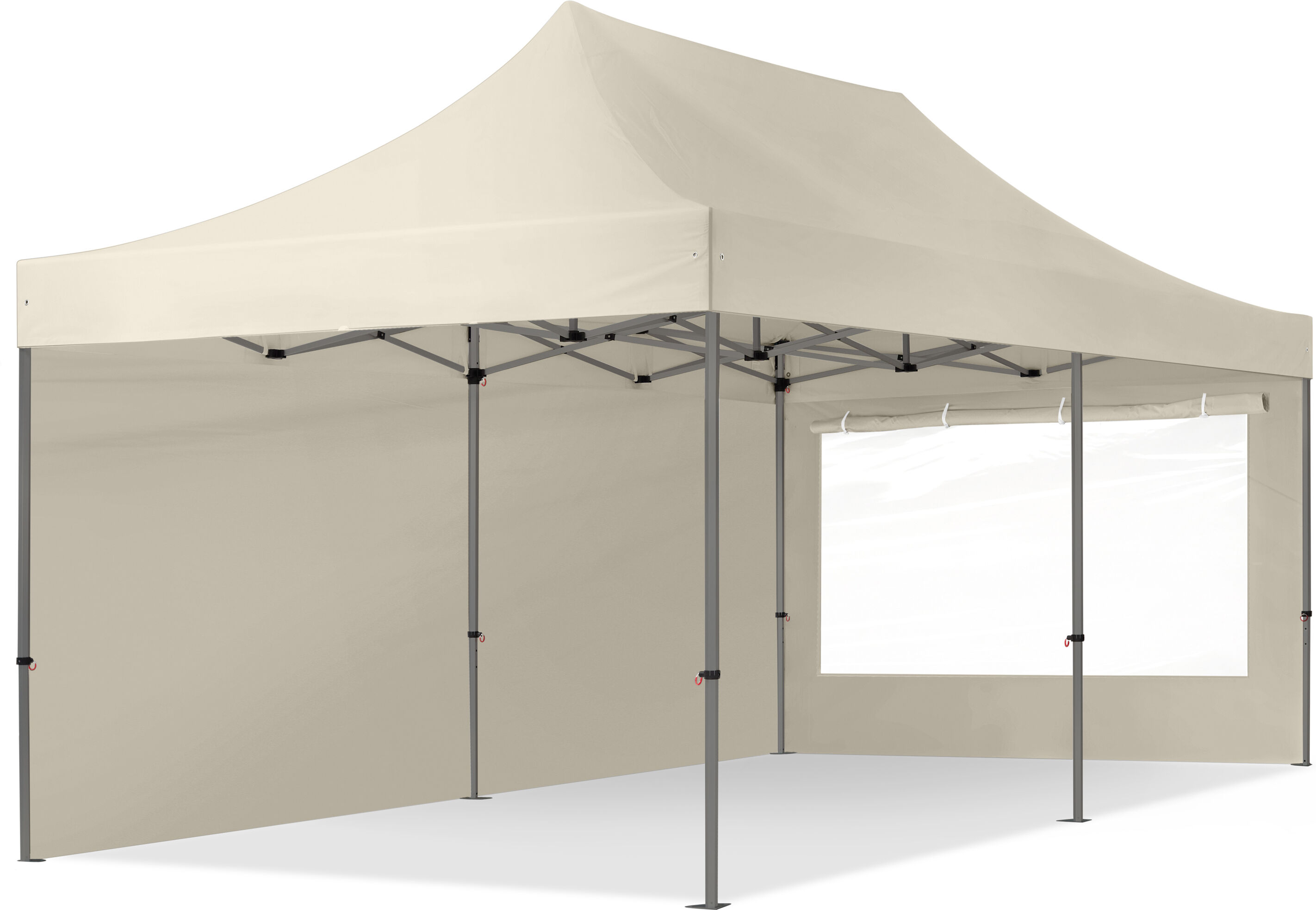 TOOLPORT Easy Up pavillon 3x6m Kvalitetspolyester 350 g/m² creme 100 % vandtæt Faltzelt, Klappzelt creme TOOLPORT Easy Up pavillon 3x6m Kvalitetspolyester 350 g/m² creme 100 % vandtæt Faltzelt, Klappzelt creme