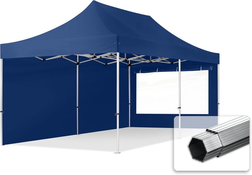 TOOLPORT Easy Up pavillon 3x6m Kvalitetspolyester 400 g/m² blå 100 % vandtæt Faltzelt, Klappzelt blå TOOLPORT Easy Up pavillon 3x6m Kvalitetspolyester 400 g/m² blå 100 % vandtæt Faltzelt, Klappzelt blå