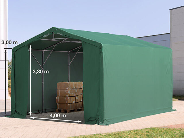 TOOLPORT Telthal 6x6m PVC 720 g/m² mørkegrøn 100 % vandtæt Industriezelt mørkegrøn TOOLPORT Telthal 6x6m PVC 720 g/m² mørkegrøn 100 % vandtæt Industriezelt mørkegrøn