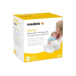 Medela Safe & Dry Engangs Ammeindlæg, 30 Stk.