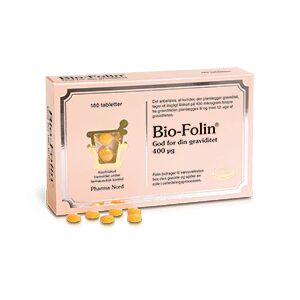 Pharma Nord Bio-Folin (Folsyre) 400 Mg, 180 Tabletter, Pharma Nord