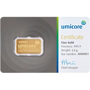 Umicore guldbarre 2,5g