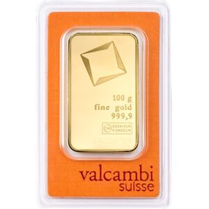 Valcambi guldbarre 100g