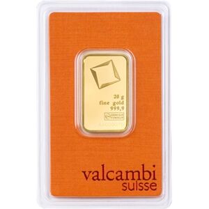 Valcambi guldbarre 20g