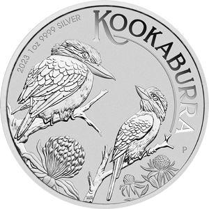 Australian Kookaburra 1 oz sølvmønt (2023)