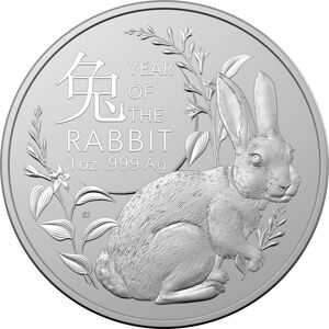 Australia Ram Lunar Hare 1 Oz Sølvmønt (2023)