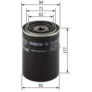 Bosch Oliefilter P3002 til Volvo Panta og Yanmar.