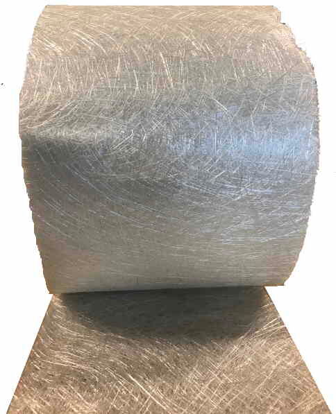 Glasmåtte 600 gram pr. m2, bredde 30 cm - pr. m2 Glasmåtte 600 gram pr. m2, bredde 30 cm - pr. m2