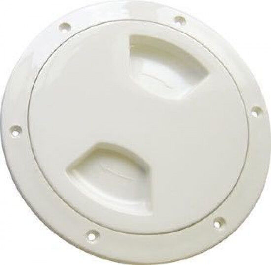 Inspektionsluge 125 mm hvid plast Inspektionsluge 125 mm hvid plast