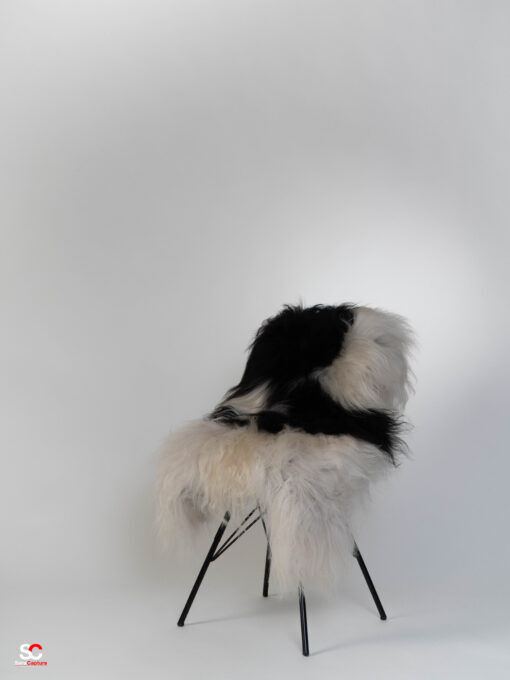 hjemmeudstyr Islandsk Økogarvetlammeskind - Sort/hvid hjemmeudstyr Islandsk Økogarvetlammeskind - Sort/hvid