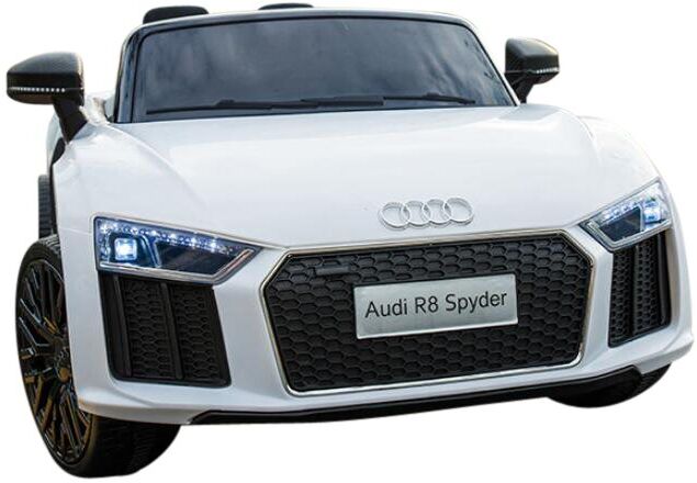 hjemmeudstyr Audi R8 Spyder 12v I Hvid Med 3 Hastigheder hjemmeudstyr Audi R8 Spyder 12v I Hvid Med 3 Hastigheder