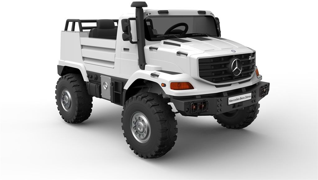 hjemmeudstyr Mercedes Zetros 24v Med Lædersæder Og Gummidæk hjemmeudstyr Mercedes Zetros 24v Med Lædersæder Og Gummidæk