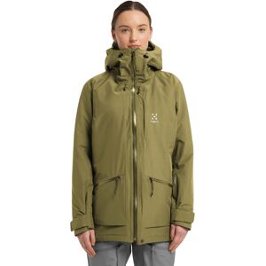 Haglöfs Lumi Insulated Parka Women Olive Green XS female