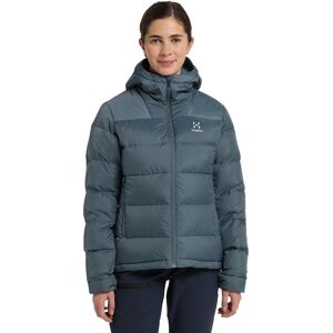 Haglöfs Bield Down Hood Women Steel Blue L female