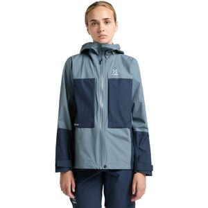 Haglöfs Roc Sheer GTX Jacket Women Steel blue/Tarn blue L female