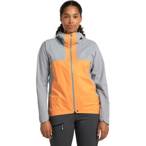 Haglöfs L.I.M GTX Active Jacket Women Concrete/Soft Orange XXL female