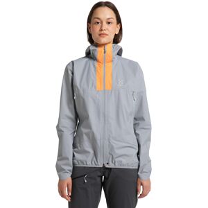 Haglöfs L.I.M GTX Jacket Women Concrete/Soft Orange L female