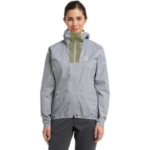 Haglöfs L.I.M GTX Jacket Women Concrete/Thyme Green M female