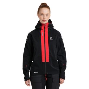 Haglöfs L.I.M ZT Mountain GTX PRO Jacket Women True Black/Zenith Red M female