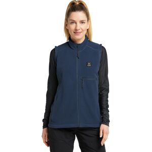 Haglöfs Malung Pile Vest Women Tarn Blue M female