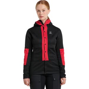 Haglöfs L.I.M ZT Sync 1 Mid Hood Women True black/Zenith red XS female