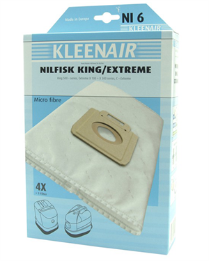 Kleenair NI6/7 Nilfisk king/extreme støvsugerposer Kleenair NI6/7 Nilfisk king/extreme støvsugerposer