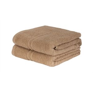 IN Style Gæstehåndklæde - 30x50 cm - Natur - 100% Bomulds håndklæde - Ekstra blødt