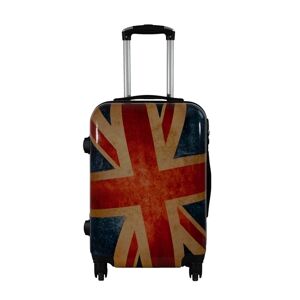 Borg Living Kabine kuffert - Hardcase letvægt kuffert - Trolley med motiv - Union Jack