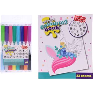 Kreativ Colouring book and Marker stamps