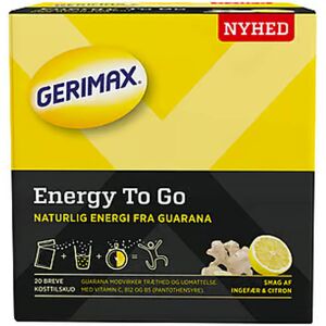 Gerimax Energy To Go Ginger Lemon   20 stk.