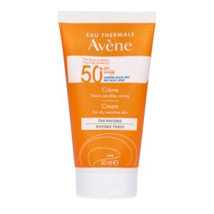 Avéne Cream For Very Dry Sensitive Skin SPF 50 Invisible Finish 50 ml