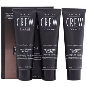 American Crew Precision Blend - Medium Natural 4-5 3x40ml 40 ml 3 stk.