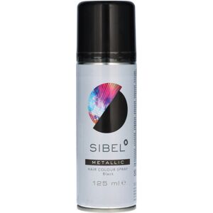 Sibel Metallic Hair Colour Spray Black 125 ml