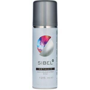 Sibel Metallic Hair Colour Spray Silver 125 ml