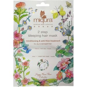 Miqura Happy Flower Power Collection 2 Step Sleeping Hair Mask