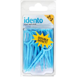 Idento Floss and Stick (blå)   30 stk.