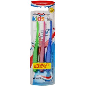 Colgate Aquafresh Kids Toothbrush Soft   3 stk.