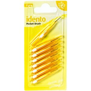 Idento Pocket Brush 8 x 0,7mm (Gul)