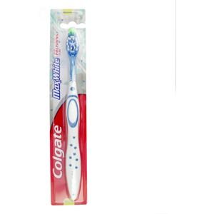 Colgate MaxWhite Tandbørste - Medium - Blå