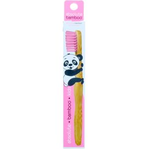 Absolute Bamboo Kids Soft Toothbrush Pink