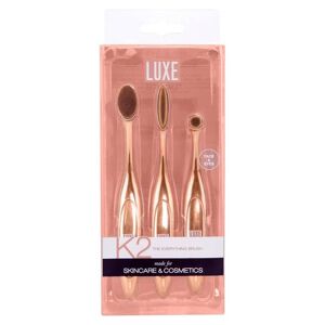 Luxe Studio Makeup Brush Set Face & Eyes K2   3 stk.