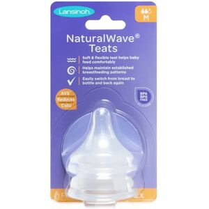 Lansinoh Natural Wave Teats - Medium Flow   2 stk.